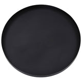 Garden Fire Pit Basket with BBQ Grill Steel 47.5 cm - Low Angle