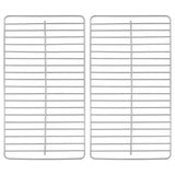 Portable Tabletop Charcoal BBQ Grill Stainless Steel Double Grids