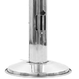 Pedestal Charcoal BBQ Grill Stainless Steel - Close-Up Angle