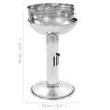 Pedestal Charcoal BBQ Grill Stainless Steel - Extra Image