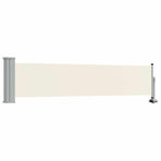 Patio Retractable Side Awning 60x300 cm Cream