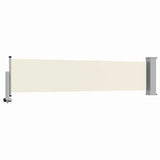 Patio Retractable Side Awning 60x300 cm Cream
