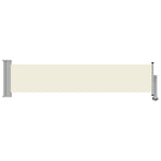 Patio Retractable Side Awning 60x300 cm Cream