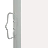 Patio Retractable Side Awning 60x300 cm Cream - 45-Degree Angle