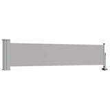 Patio Retractable Side Awning 60x300 cm Grey