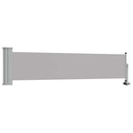 Patio Retractable Side Awning 60x300 cm Grey