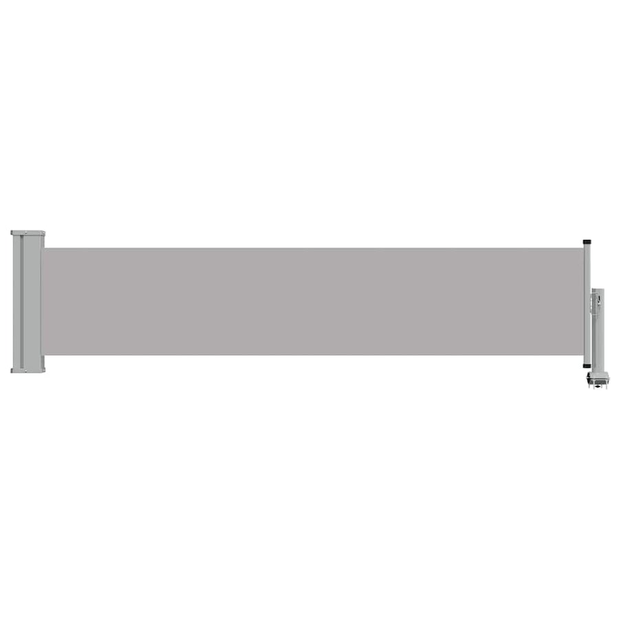 Patio Retractable Side Awning 60x300 cm Grey