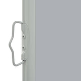 Patio Retractable Side Awning 60x300 cm Grey - 45-Degree Angle