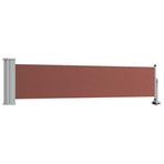 Patio Retractable Side Awning 60x300 cm Brown