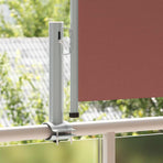 Patio Retractable Side Awning 60x300 cm Brown