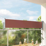 Patio Retractable Side Awning 60x300 cm Brown