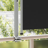 Patio Retractable Side Awning 80x300 cm Black