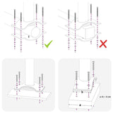 Patio Retractable Side Awning 80x300 cm Black - Top-Down View