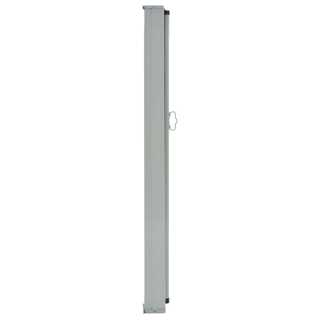 Patio Retractable Side Awning 80x300 cm Brown