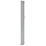 Patio Retractable Side Awning 80x300 cm Brown