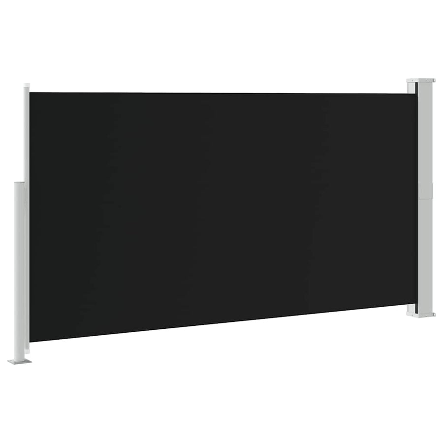Patio Retractable Side Awning 170x300 cm Black