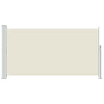 Patio Retractable Side Awning 170x300 cm Cream