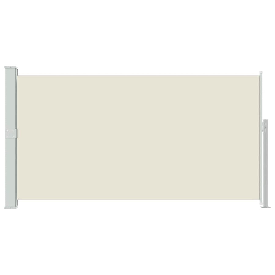 Patio Retractable Side Awning 170x300 cm Cream