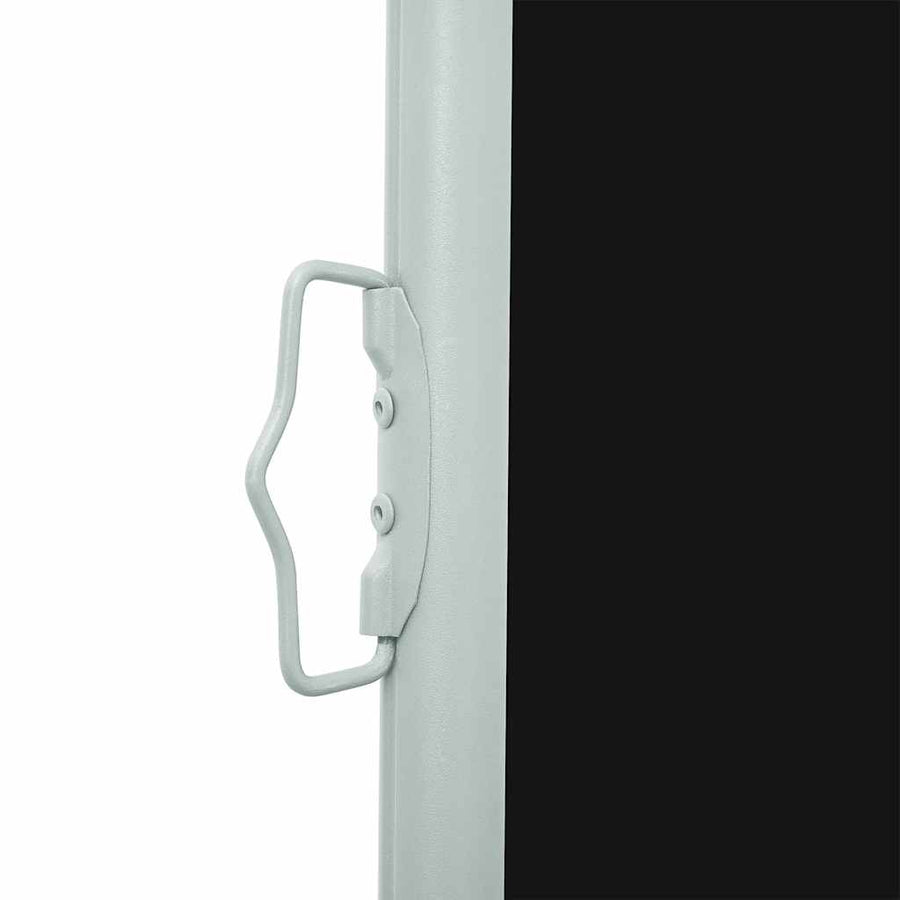 Patio Retractable Side Awning 100x314 cm Black
