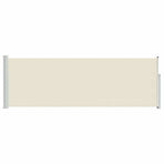 Patio Retractable Side Awning 100x314 cm Cream
