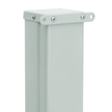 Patio Retractable Side Awning 100x300 cm Cream - Rear View