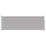 Patio Retractable Side Awning 100x300 cm Grey
