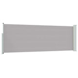Patio Retractable Side Awning 100x300 cm Grey