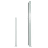 Patio Retractable Side Awning 100x500 cm Black