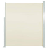 Patio Retractable Side Awning 100x500 cm Cream