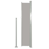 Patio Retractable Side Awning 100x500 cm Grey