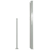 Patio Retractable Side Awning 100x500 cm Grey