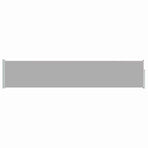 Patio Retractable Side Awning 100x514 cm Grey