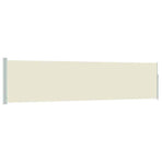Patio Retractable Side Awning 117x514 cm Cream