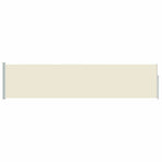 Patio Retractable Side Awning 117x514 cm Cream