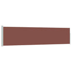 Patio Retractable Side Awning 117x514 cm Brown