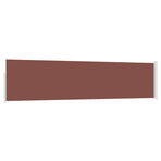 Patio Retractable Side Awning 117x514 cm Brown
