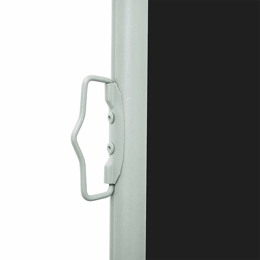 Patio Retractable Side Awning 140x514 cm Black