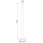 Patio Retractable Side Awning 140x514 cm Cream