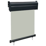Balcony Side Awning 65x250 cm Grey
