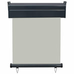 Balcony Side Awning 65x250 cm Grey