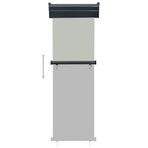 Balcony Side Awning 65x250 cm Grey