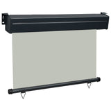 Balcony Side Awning 105x250 cm Grey