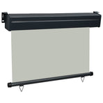 Balcony Side Awning 105x250 cm Grey