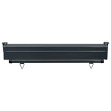 Balcony Side Awning 105x250 cm Grey - Rear View
