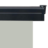 Balcony Side Awning 105x250 cm Grey - Close-Up Angle