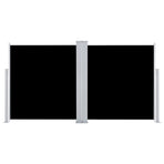 Retractable Side Awning Black 100x600 cm