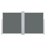 Retractable Side Awning Anthracite 100x600 cm