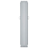 Retractable Side Awning Anthracite 100x600 cm - Top-Down View