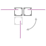 Retractable Side Awning Anthracite 100x600 cm - Close-Up Angle