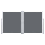 Retractable Side Awning Anthracite 140x600 cm